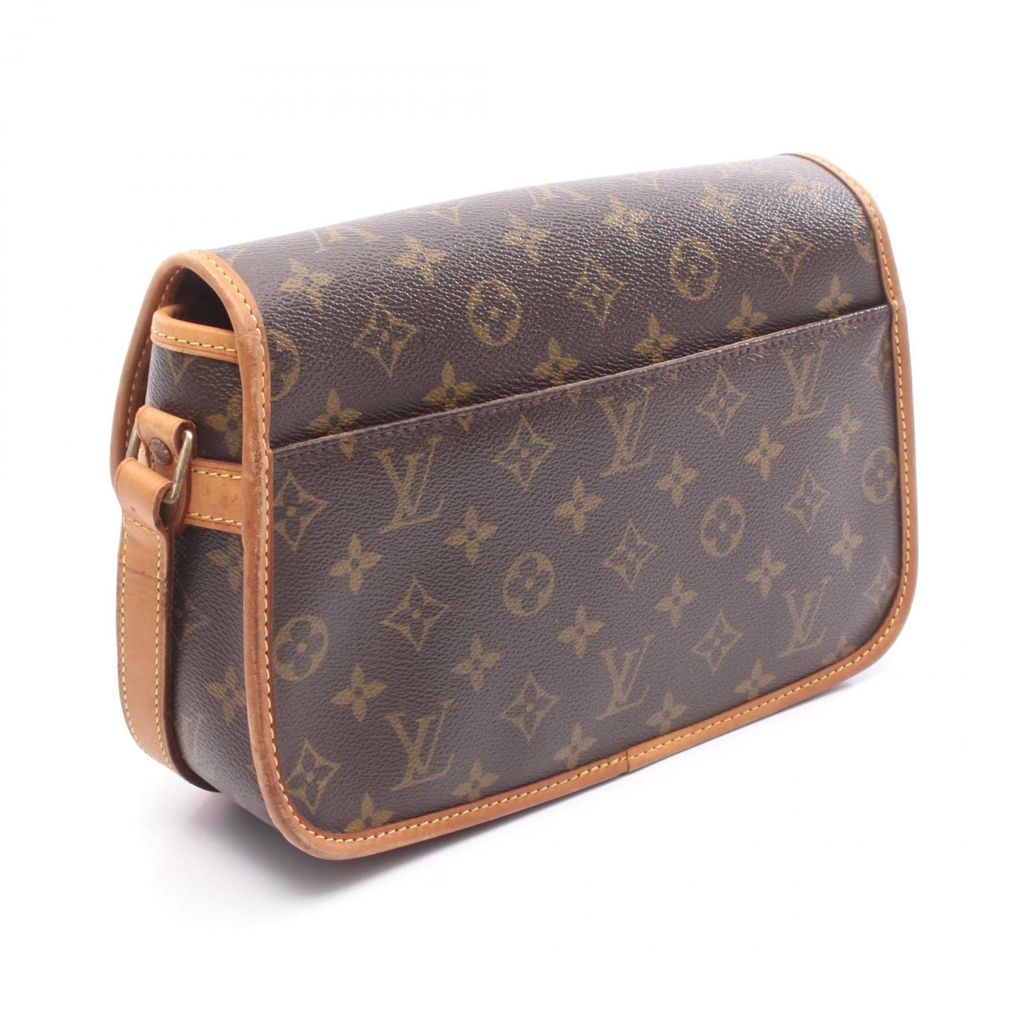 Louis Vuitton Brown Coated Canvas Pvc Leather Monogram Shoulder Bag