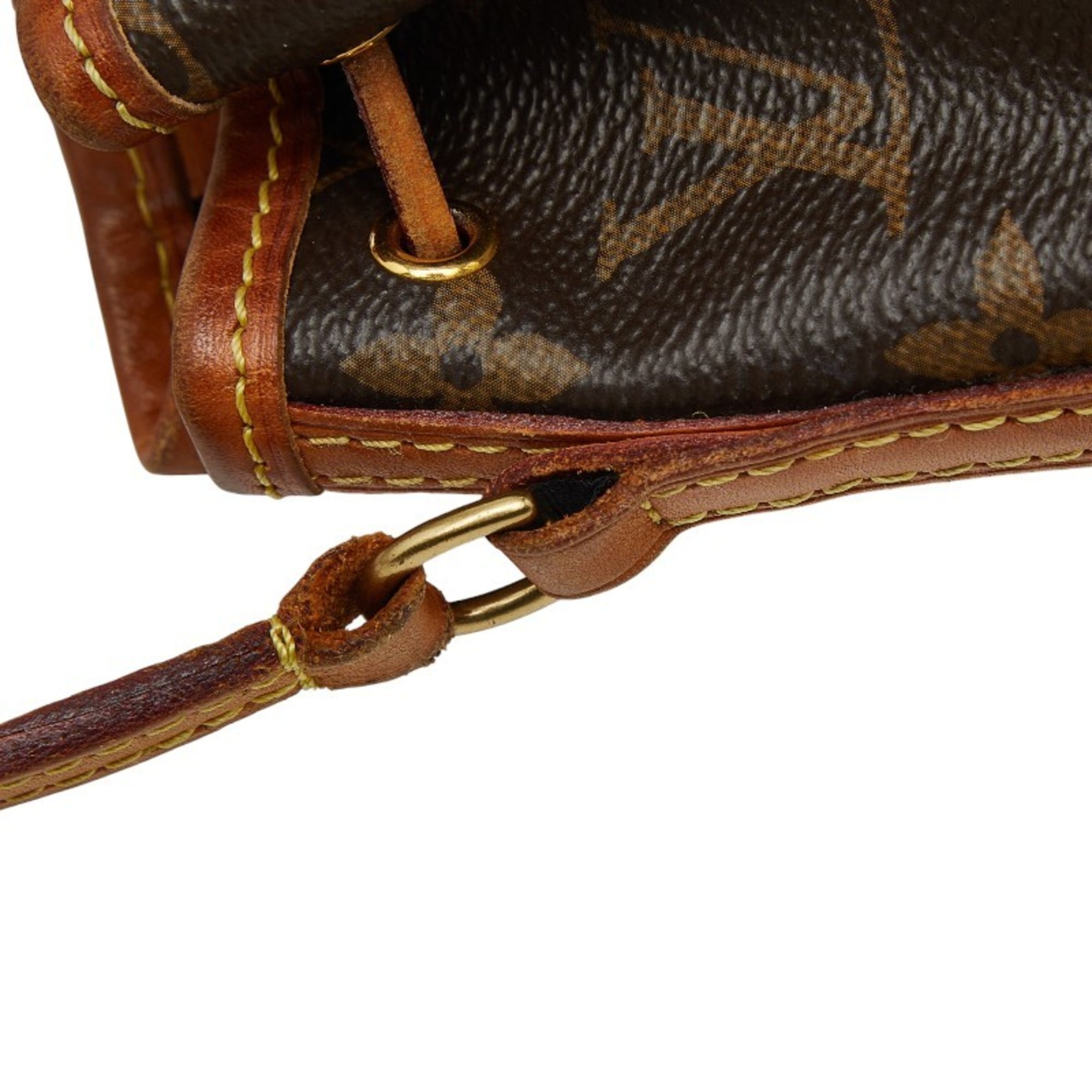 Louis Vuitton Brown Pvc Leather Shoulder Bag