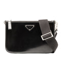 Prada Black Leather Shoulder Bag