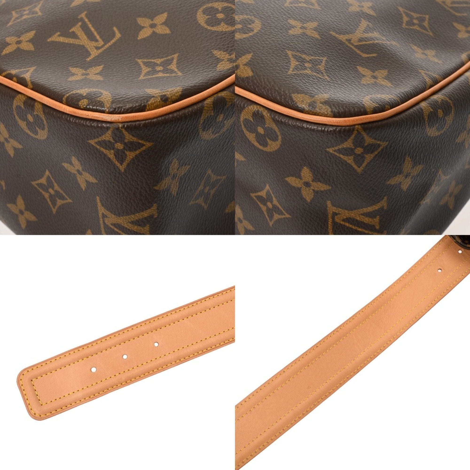 Louis Vuitton Brown Monogram Canvas Shoulder Bag