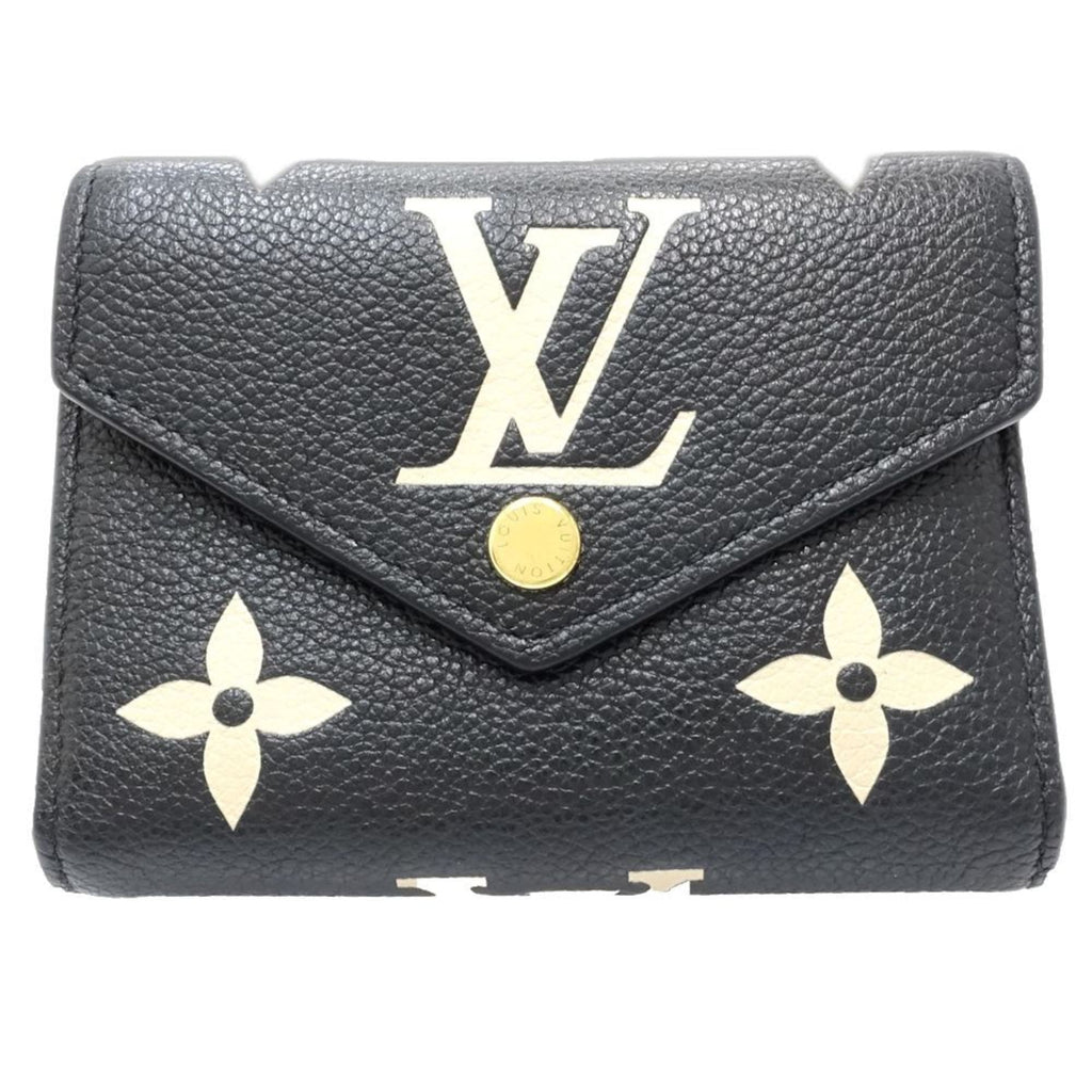 Louis Vuitton Monogram Bicolor Monogram Noir Monogram Empreinte Wallet (Tri-Fold)