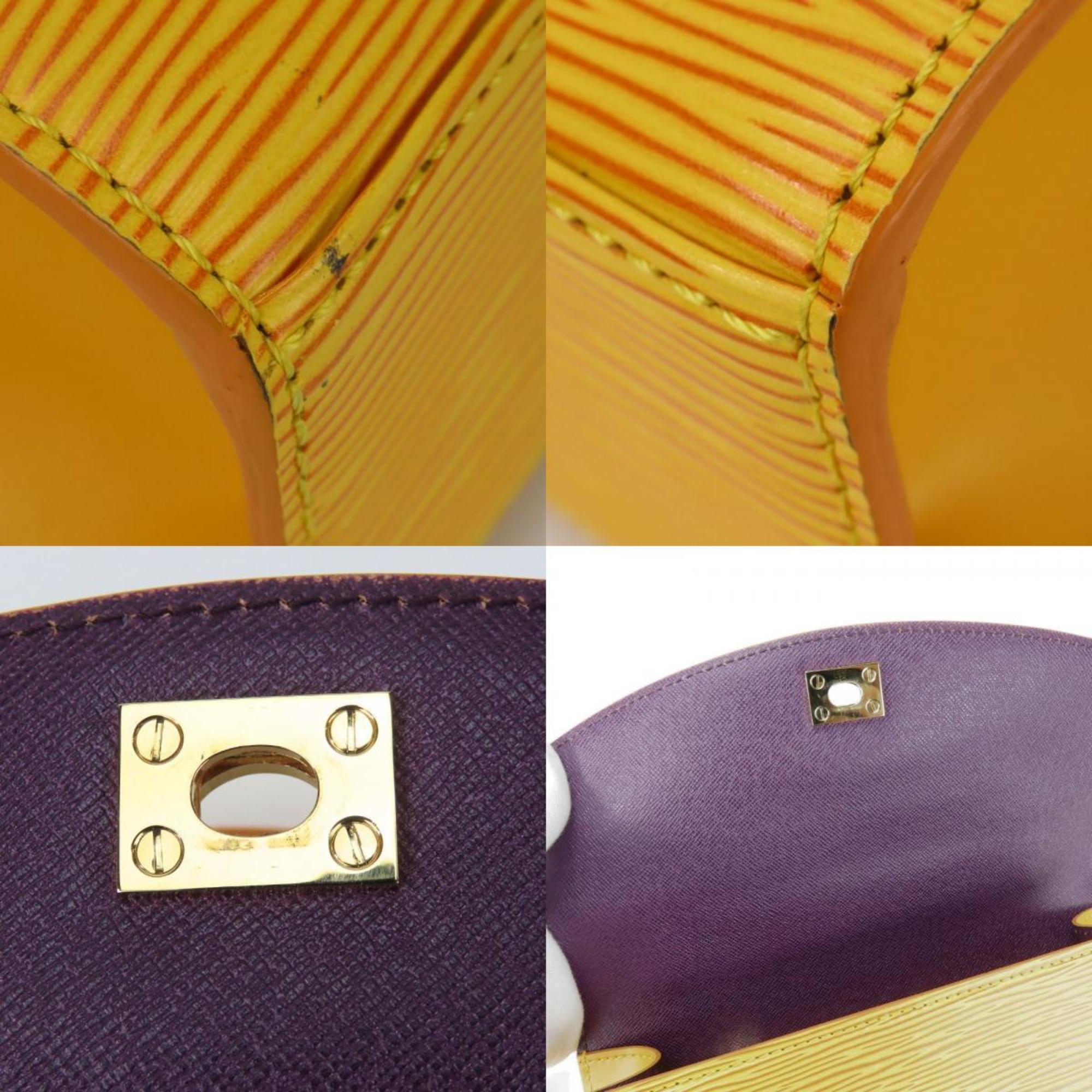 Louis Vuitton Epi Yellow Epi Leather Handbag
