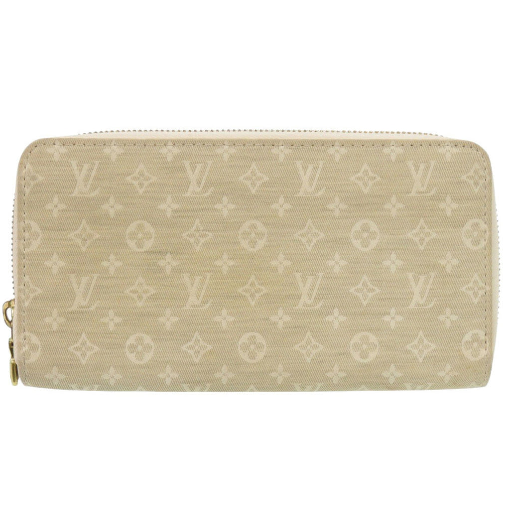 Louis Vuitton Beige Monogram Mini Lin Long Wallet