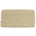 Louis Vuitton Beige Monogram Mini Lin Long Wallet