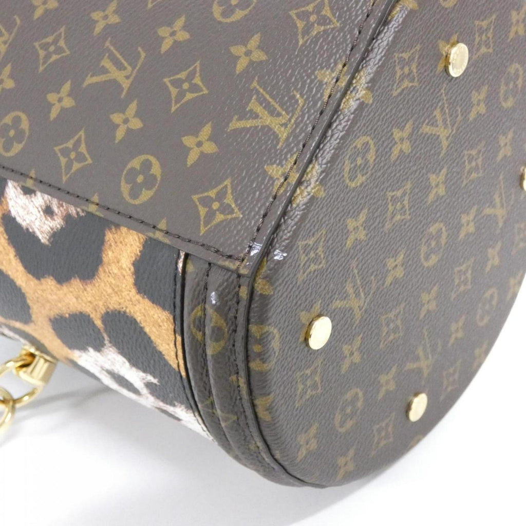 Louis Vuitton Brown Coated Canvas Handbag