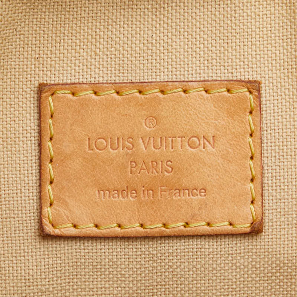 Louis Vuitton Damier Azur White Pvc Leather Shoulder Bag