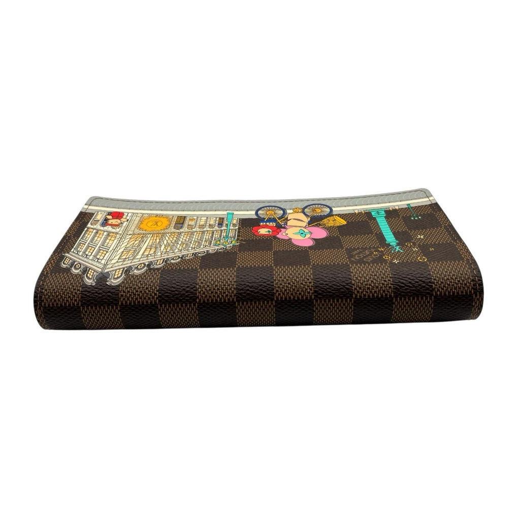 Louis Vuitton Brown Damier Canvas Long Wallet