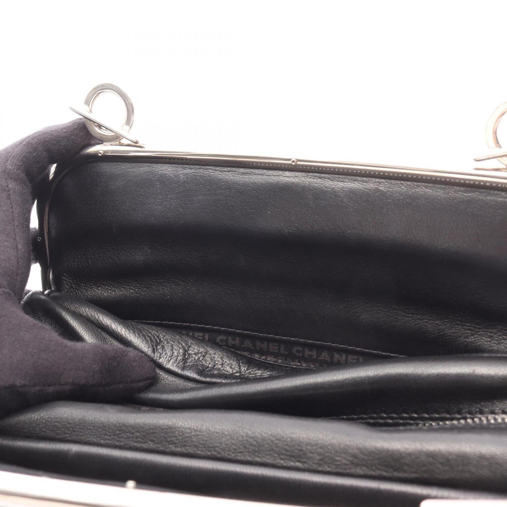 Chanel Black Leather Handbag