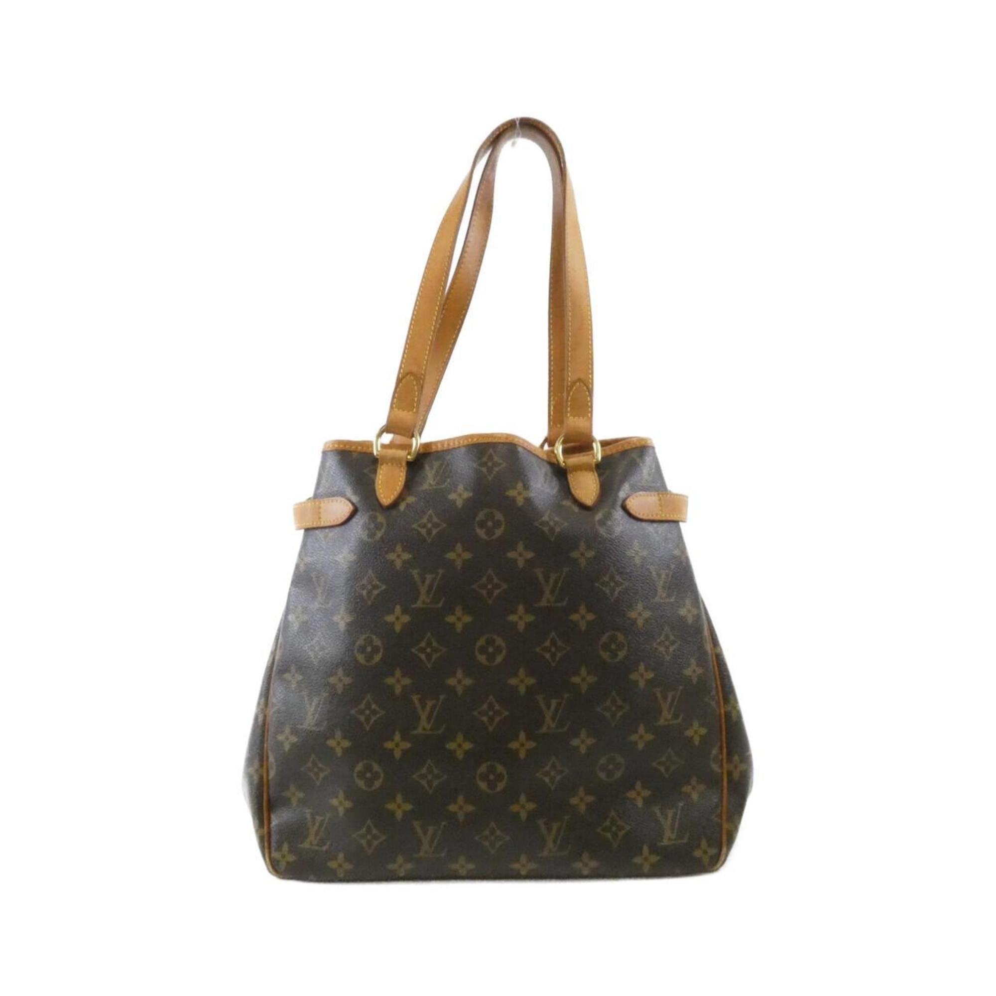 Louis Vuitton Brown Coated Canvas Shoulder Bag