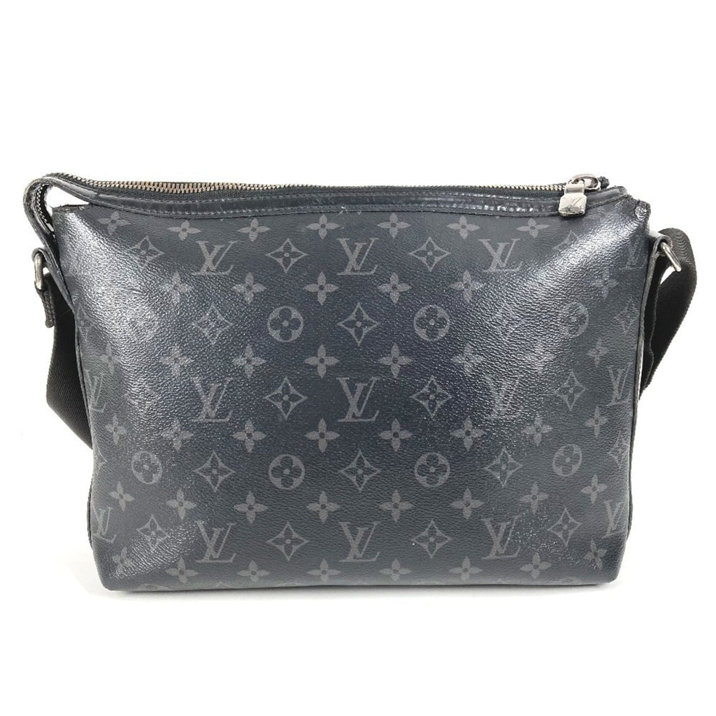 Louis Vuitton Black Monogram Eclipse Canvas Messenger Bag Shoulder Bag