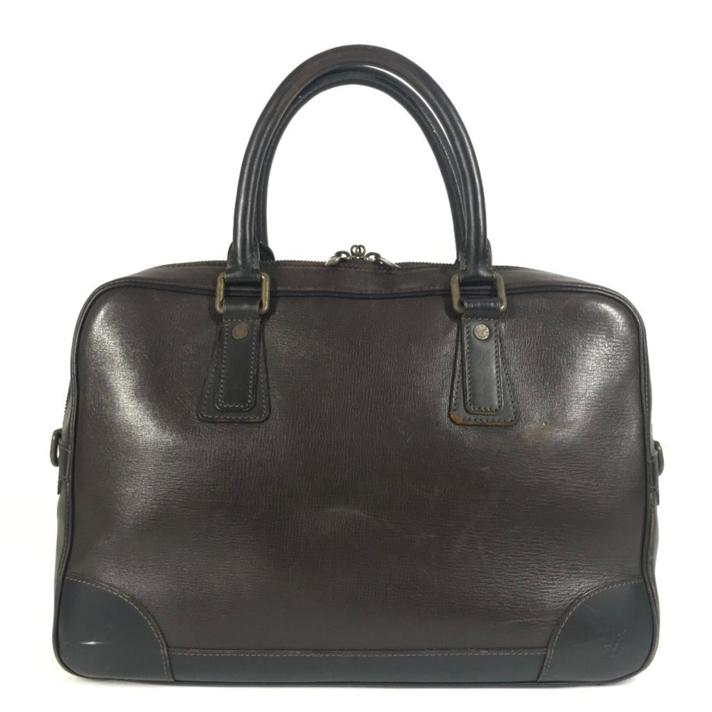 Louis Vuitton Brown Coffee Utah Leather Leather Briefcase Handbag Tote Bag