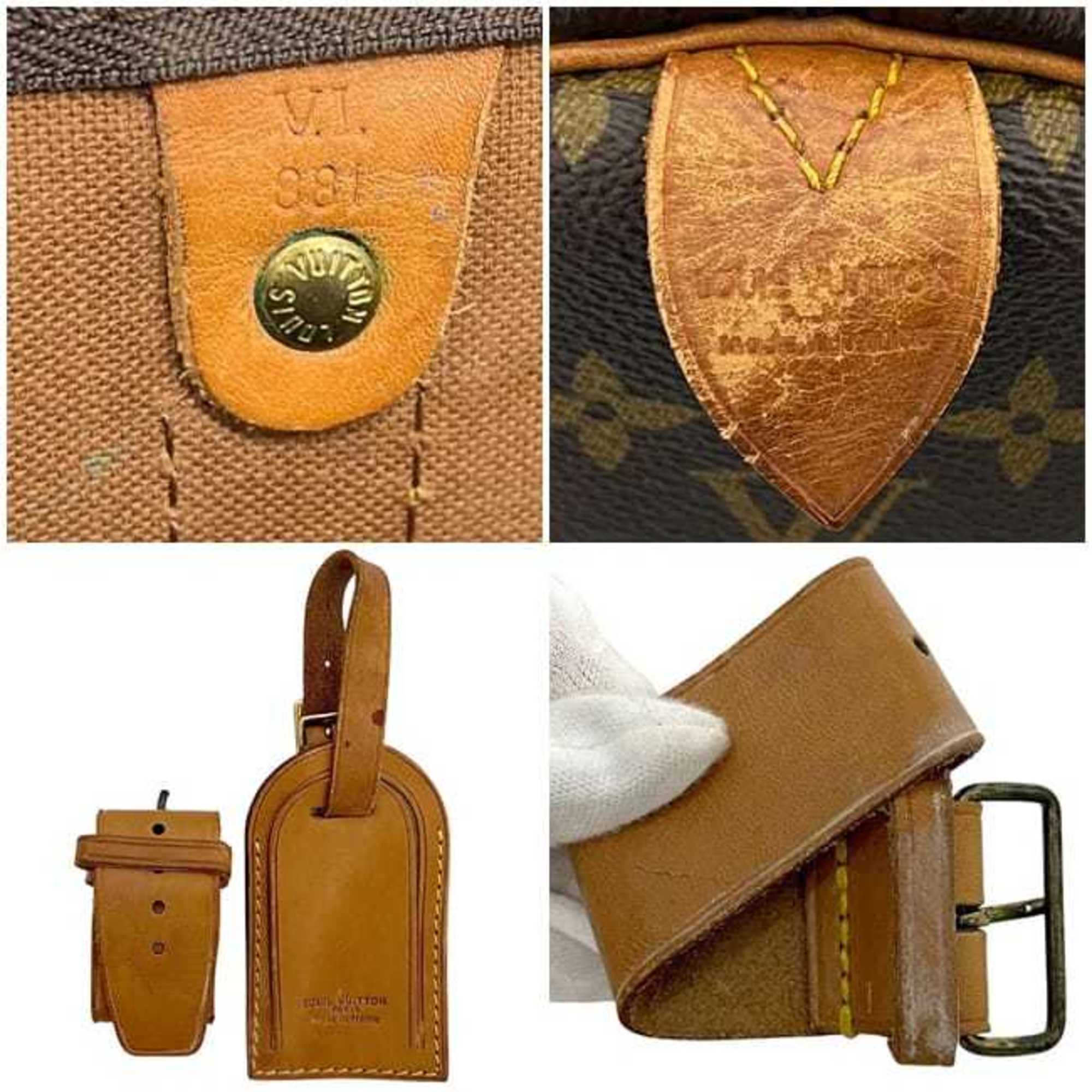 Louis Vuitton Brown Monogram Monogram Boston Bag