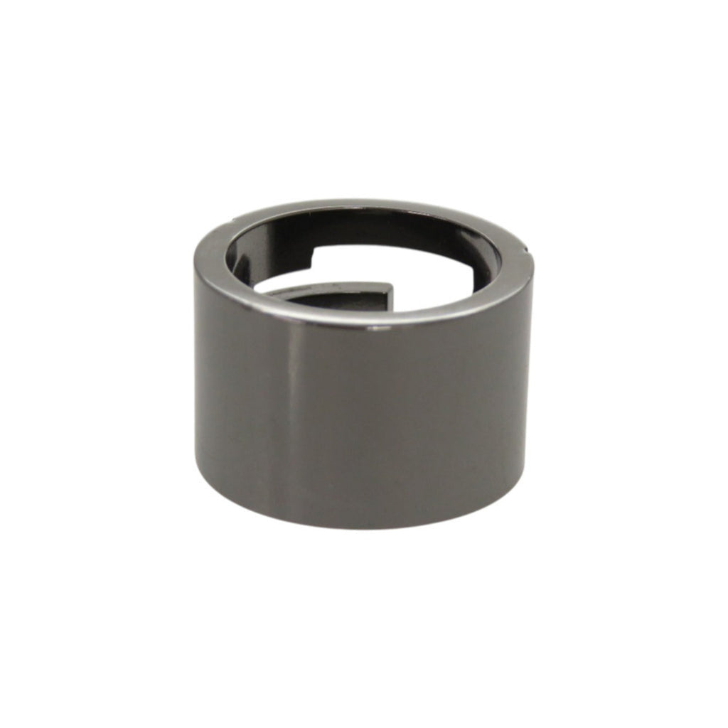 Gucci Gunmetal Silver 925 Band Ring (Pre-Owned)