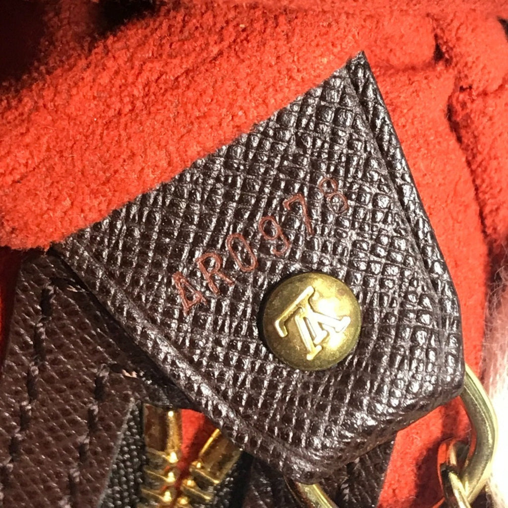 Louis Vuitton Brown Damier Canvas Shoulder Bag Tote Bag