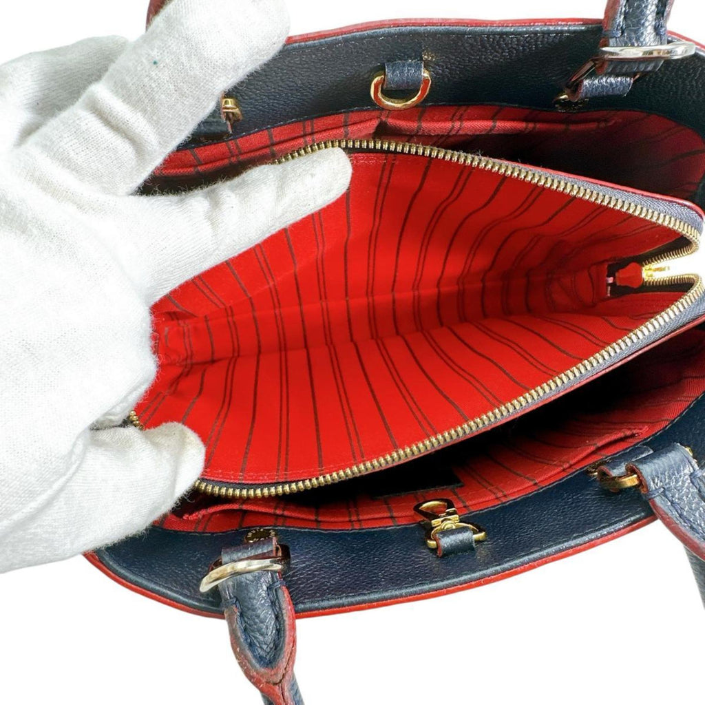 Louis Vuitton Marine Rouge Monogram Empreinte Shoulder Bag