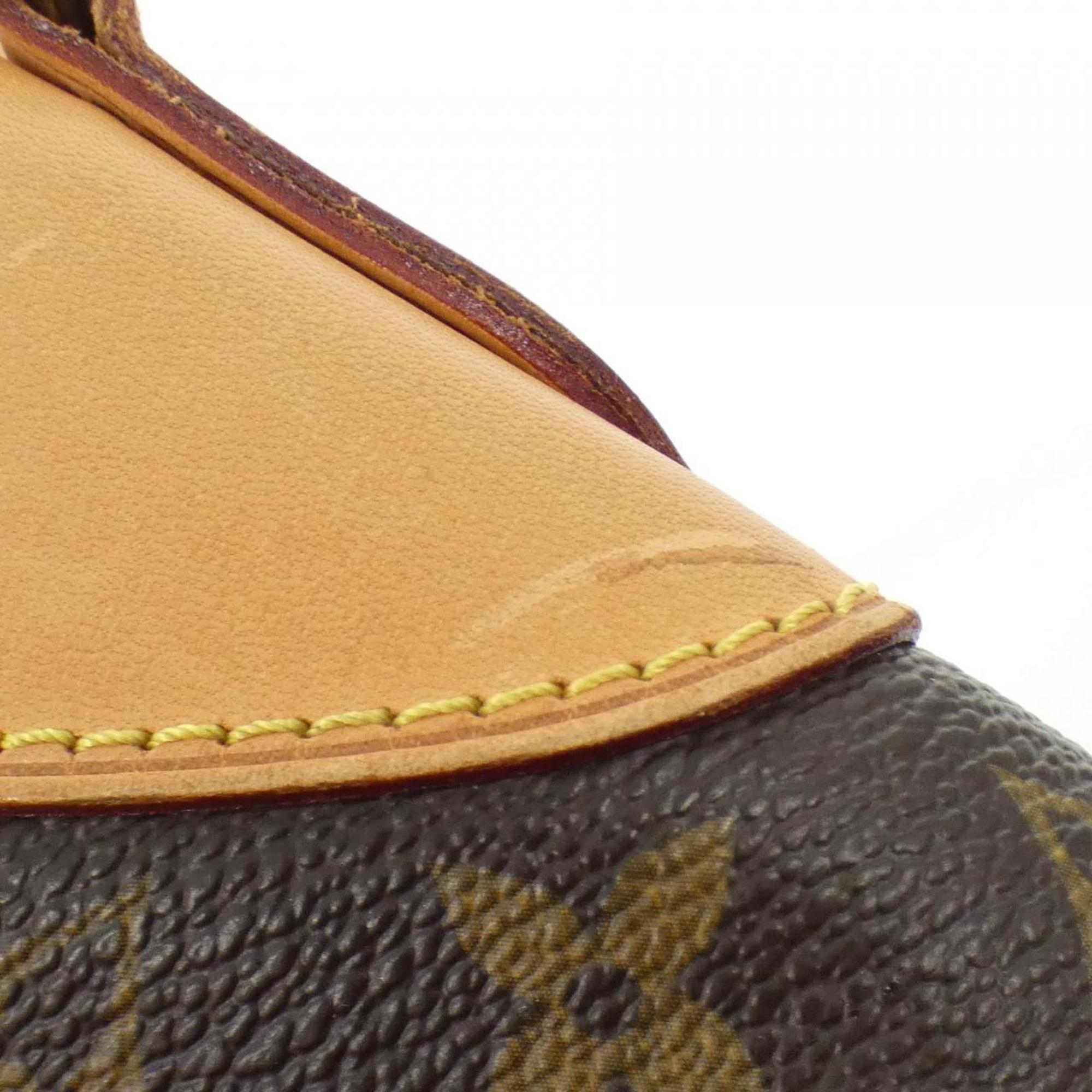 Louis Vuitton Dark Brown Marron Coated Canvas Shoulder Bag