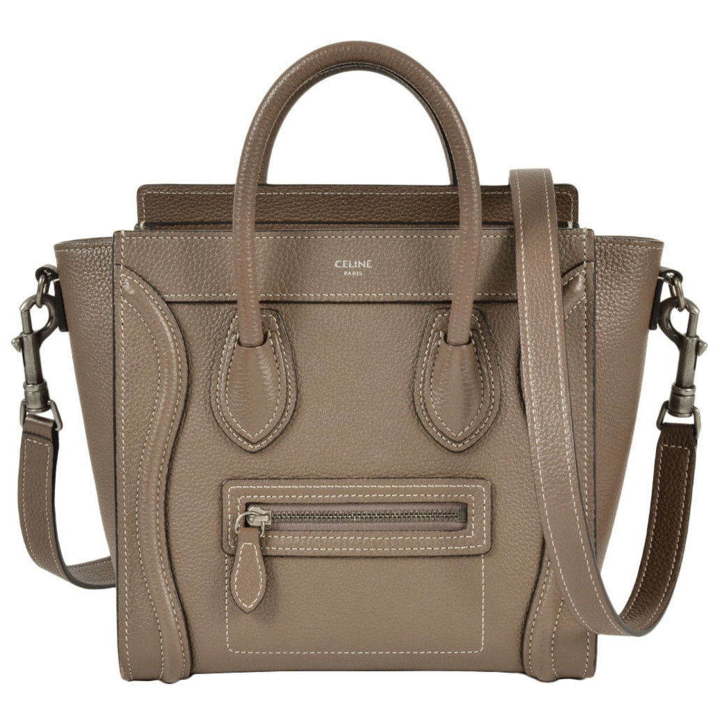 Celine Grayish Leather Handbag