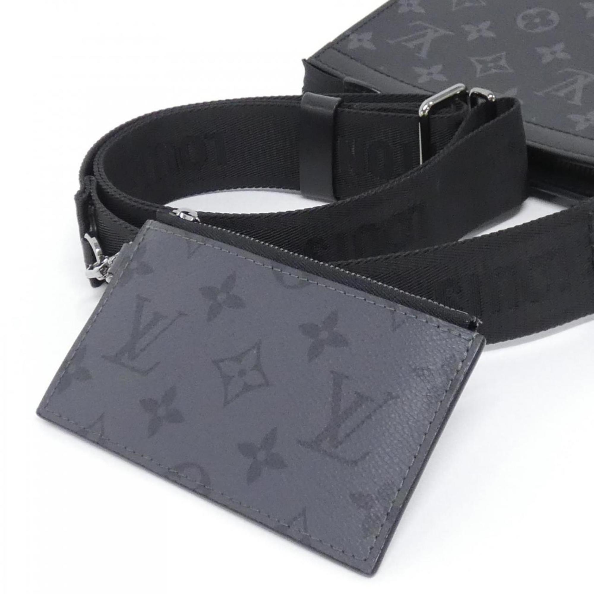 Louis Vuitton Monogram Eclipse Black Gris Coated Canvas Shoulder Bag