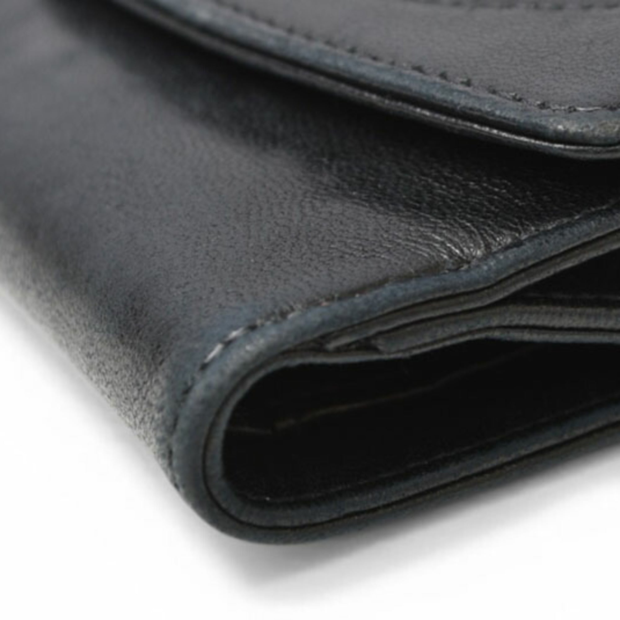 Chanel Black Leather Wallet (Bi-Fold)