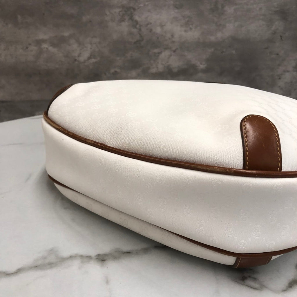 Gucci Microguccissima White Micro Gg Leather Shoulder Bag (Pre-Owned)