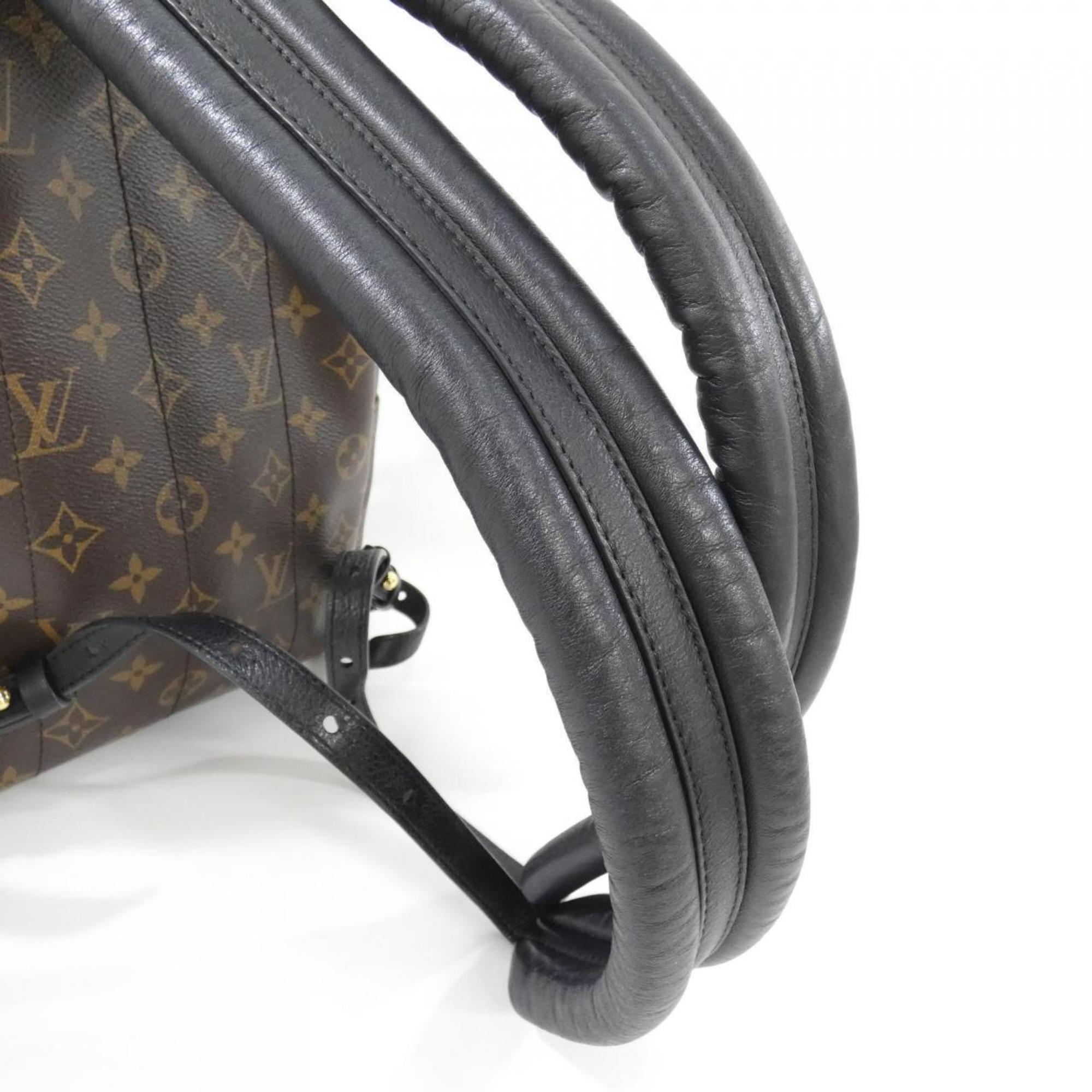 Louis Vuitton Brown Coated Canvas Backpack