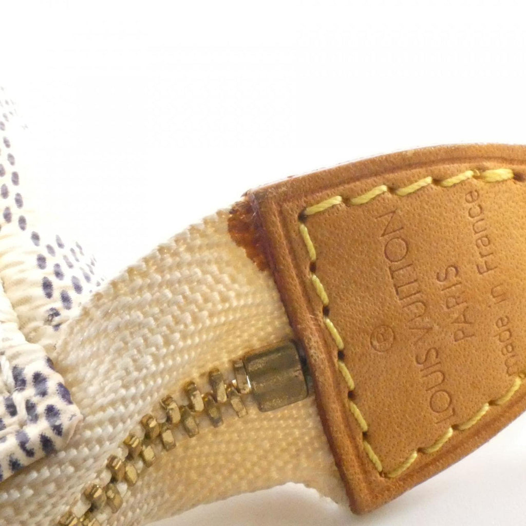 Louis Vuitton Azur Coated Canvas Pochette Pouch