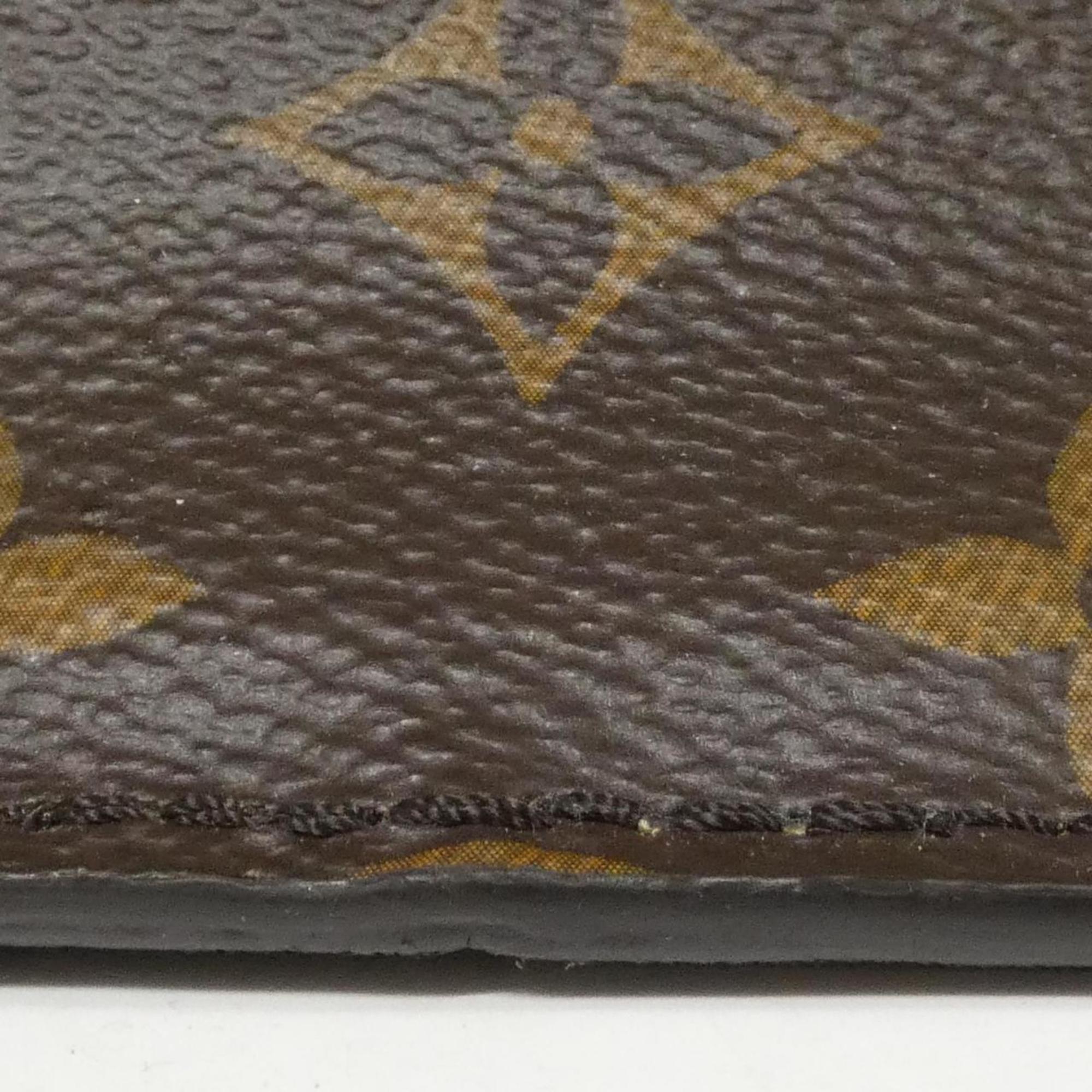 Louis Vuitton Brown Coated Canvas Handbag