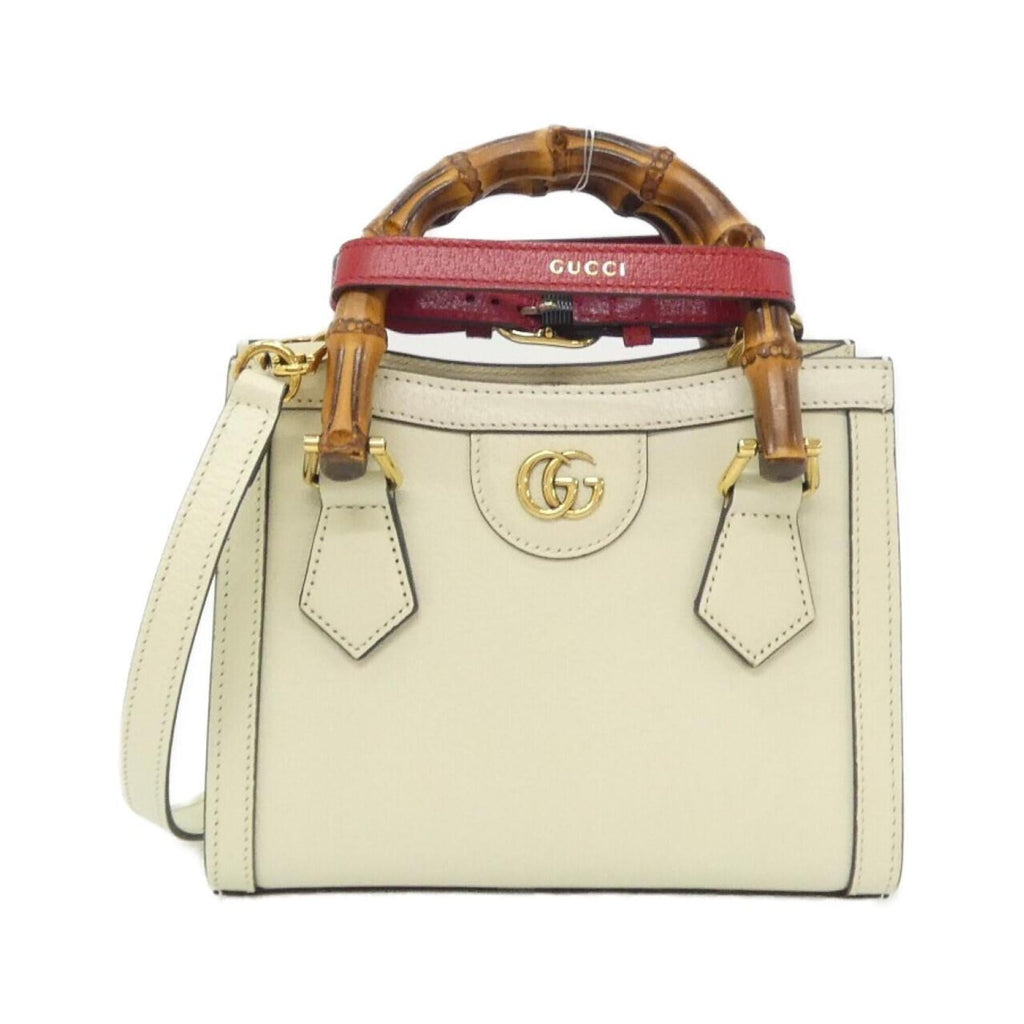 Gucci White Leather Handbag (Pre-Owned)