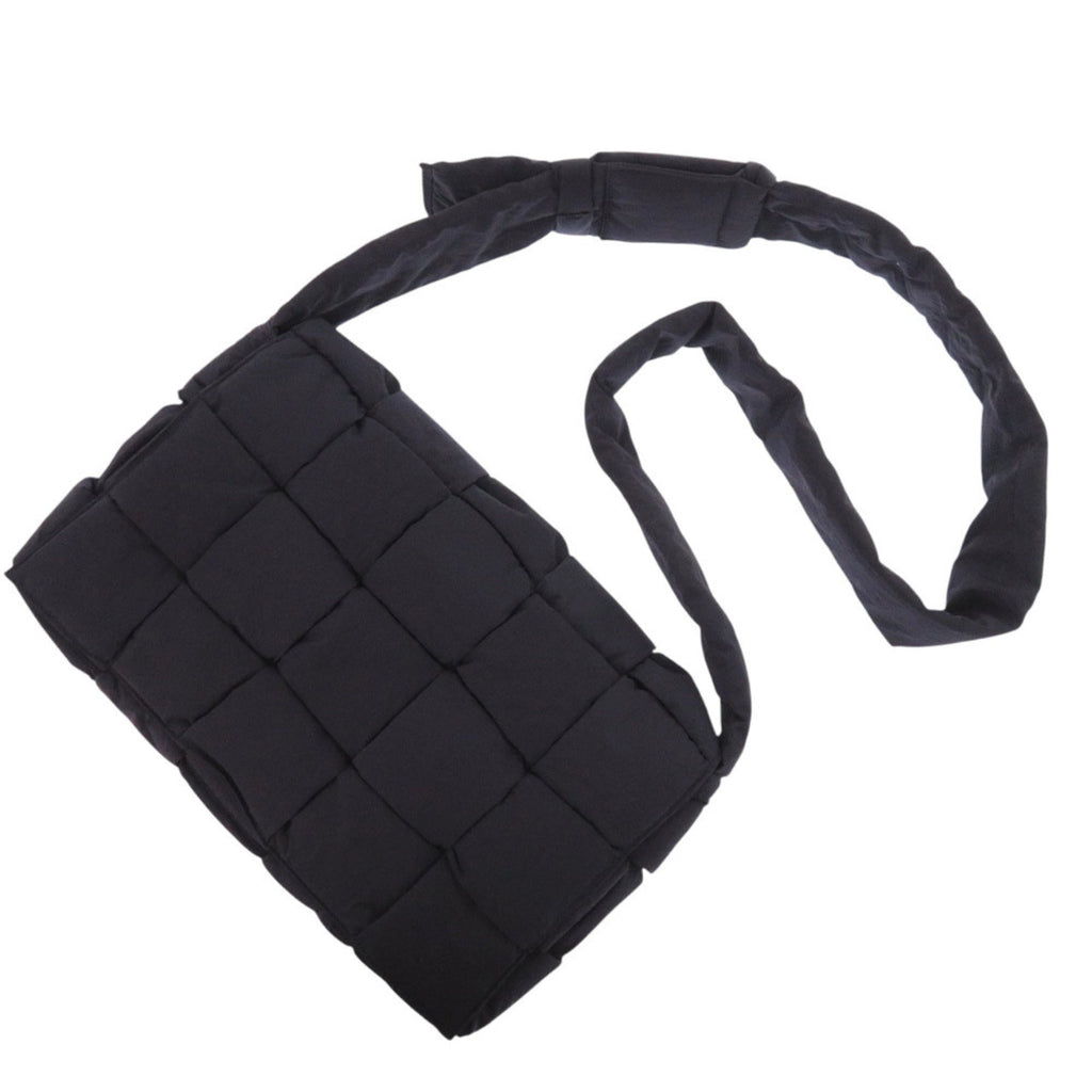 Bottega Veneta Navy Nylon Shoulder Bag