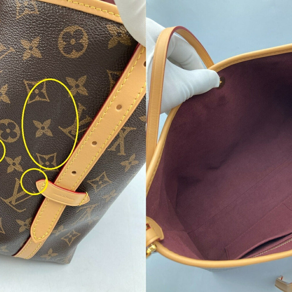 Louis Vuitton Brown Pvc Leather Shoulder Bag