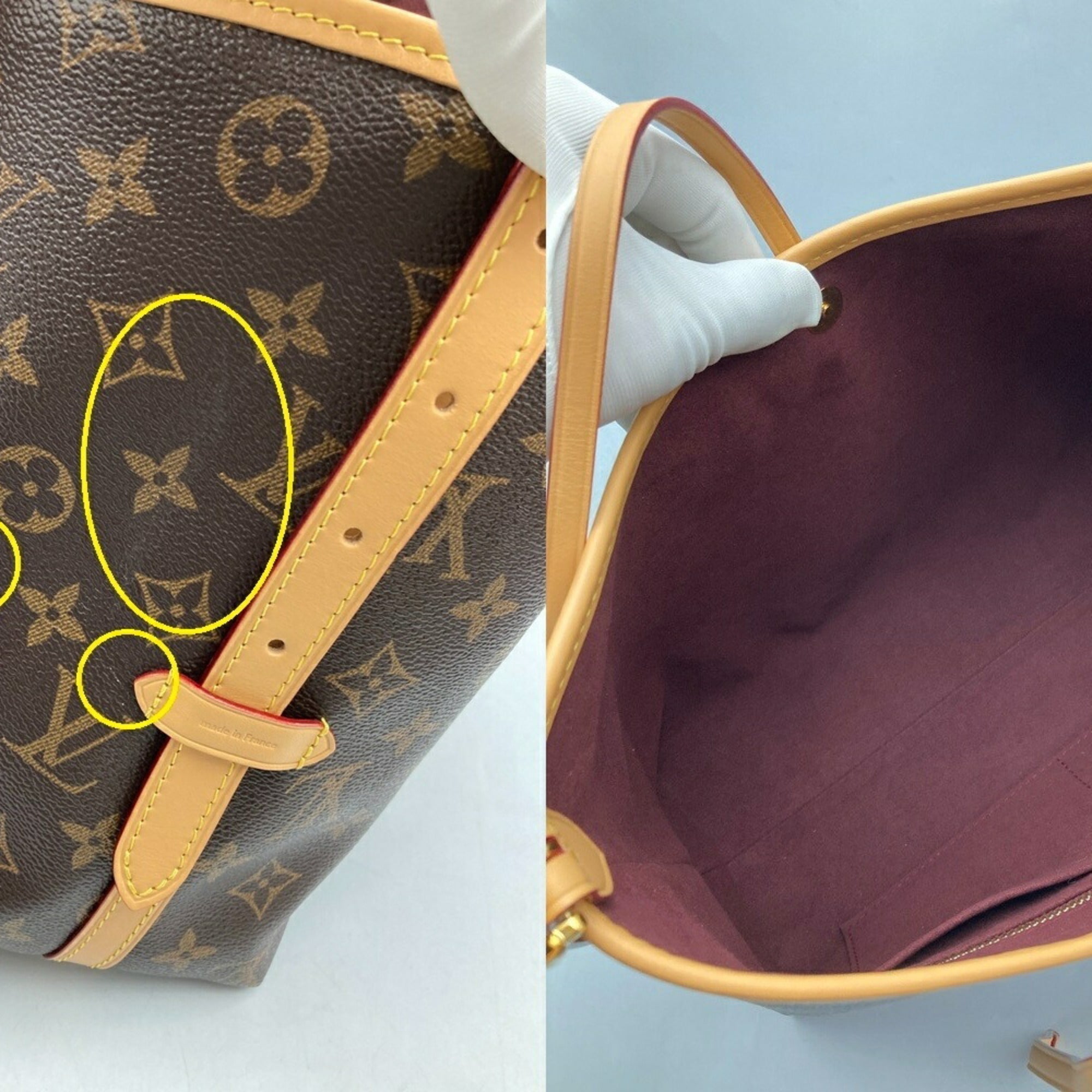 Louis Vuitton Brown Pvc Leather Shoulder Bag