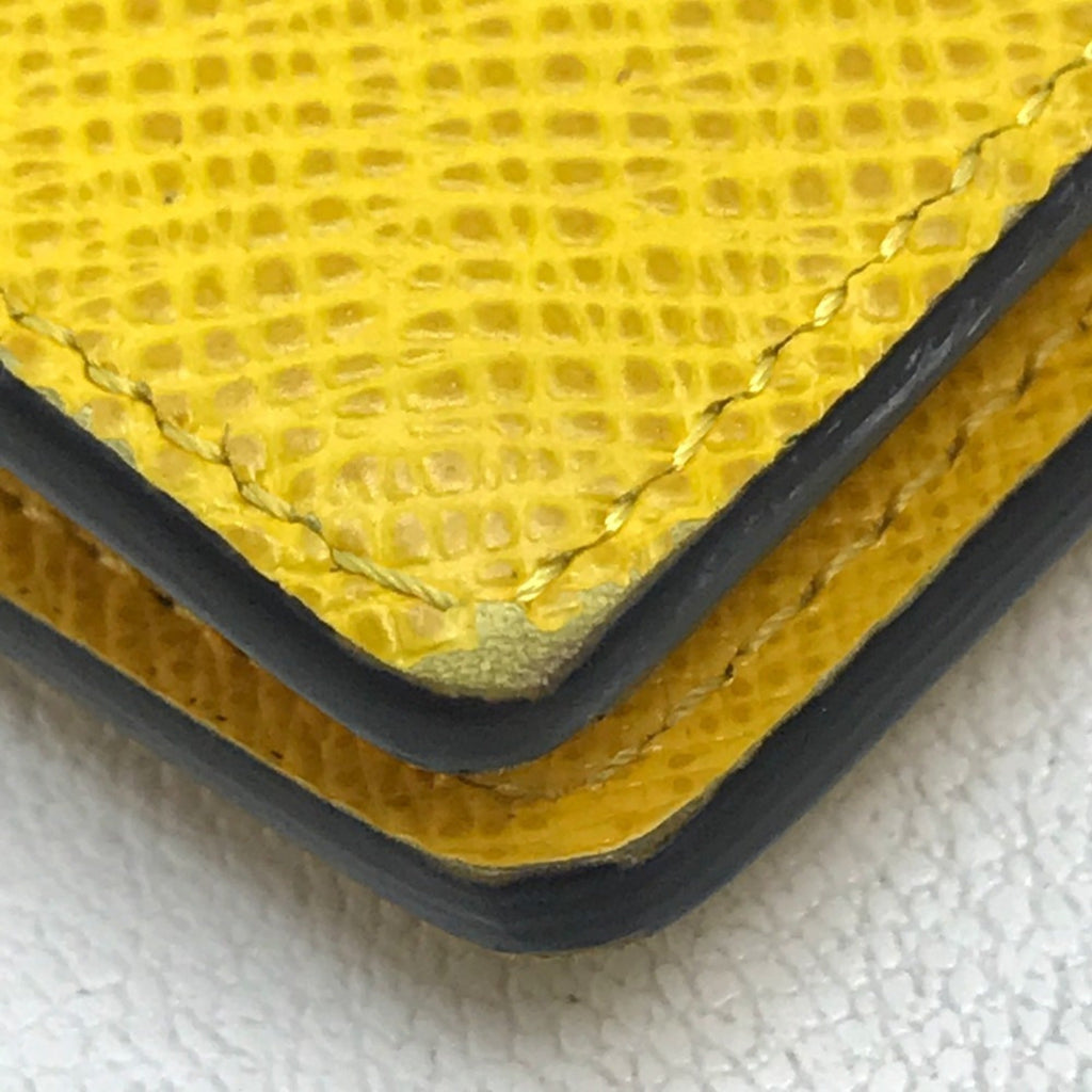 Louis Vuitton Taiga Jaune Yellow Taiga Leather Long Wallet