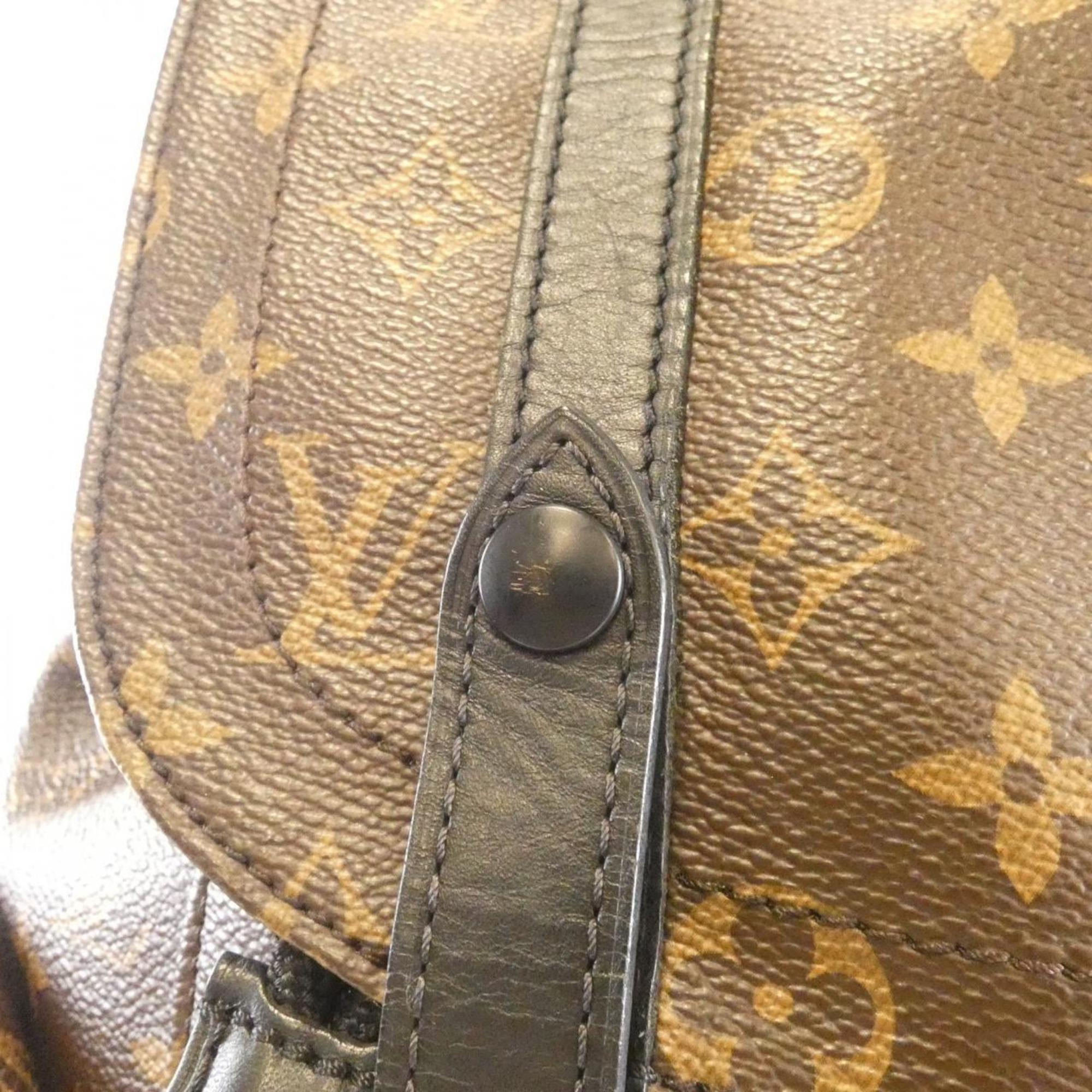 Louis Vuitton Brown Coated Canvas Backpack