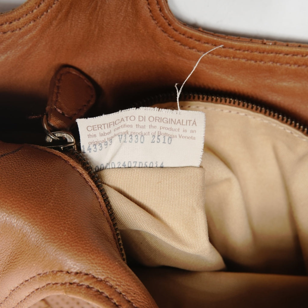 Bottega Veneta Intrecciato Brown Leather Handbag