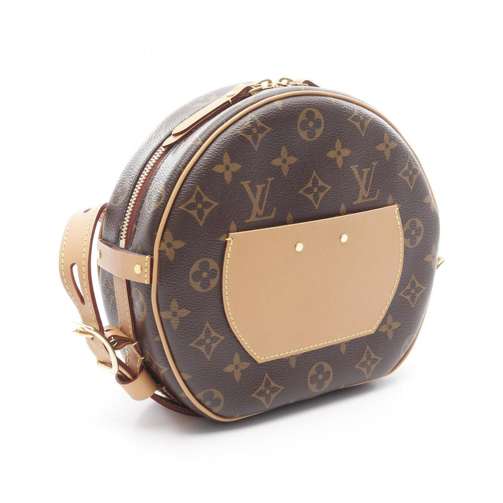 Louis Vuitton Brown Monogram Pvc Coated Canvas Leather Shoulder Bag