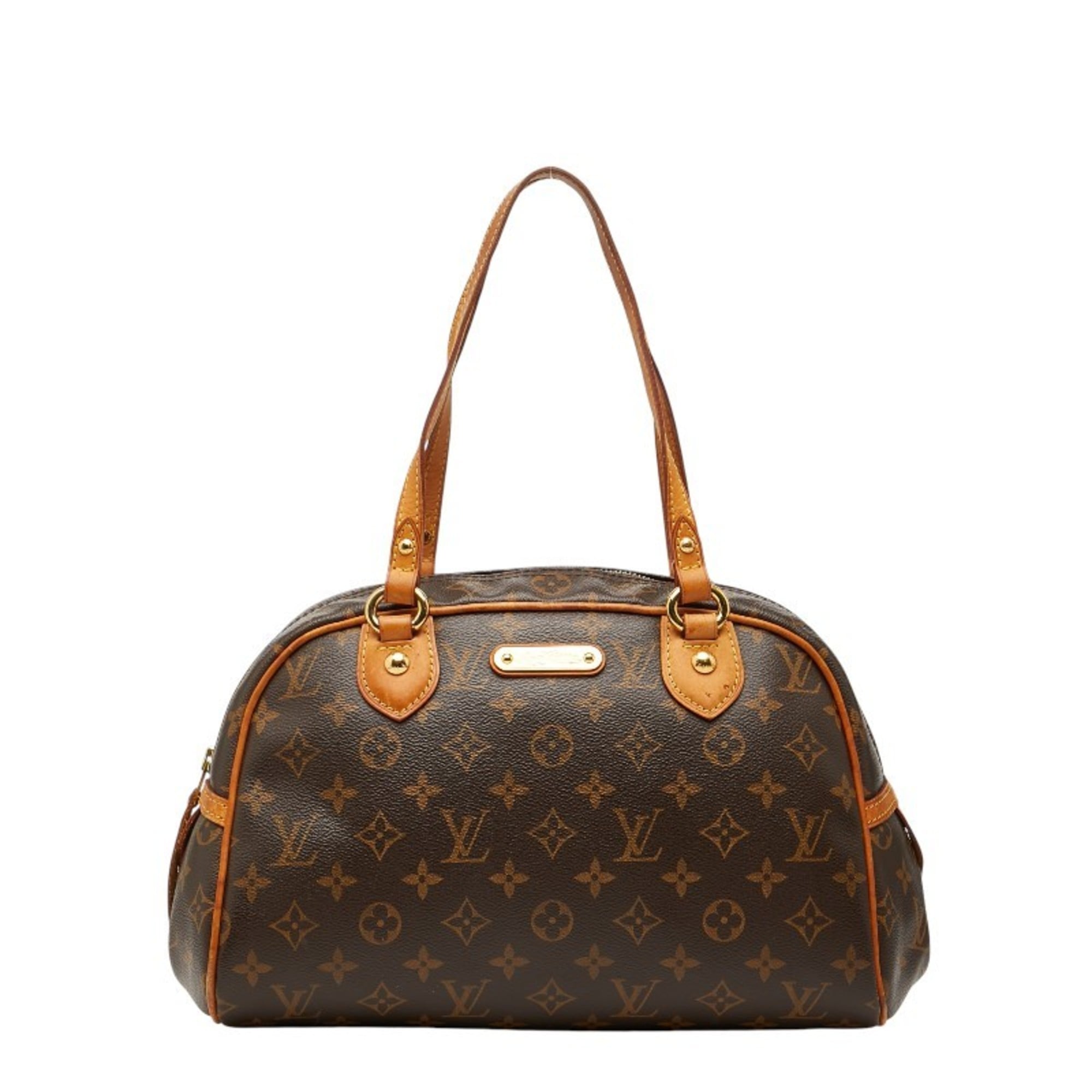 Louis Vuitton Brown Monogram Pvc Leather Handbag