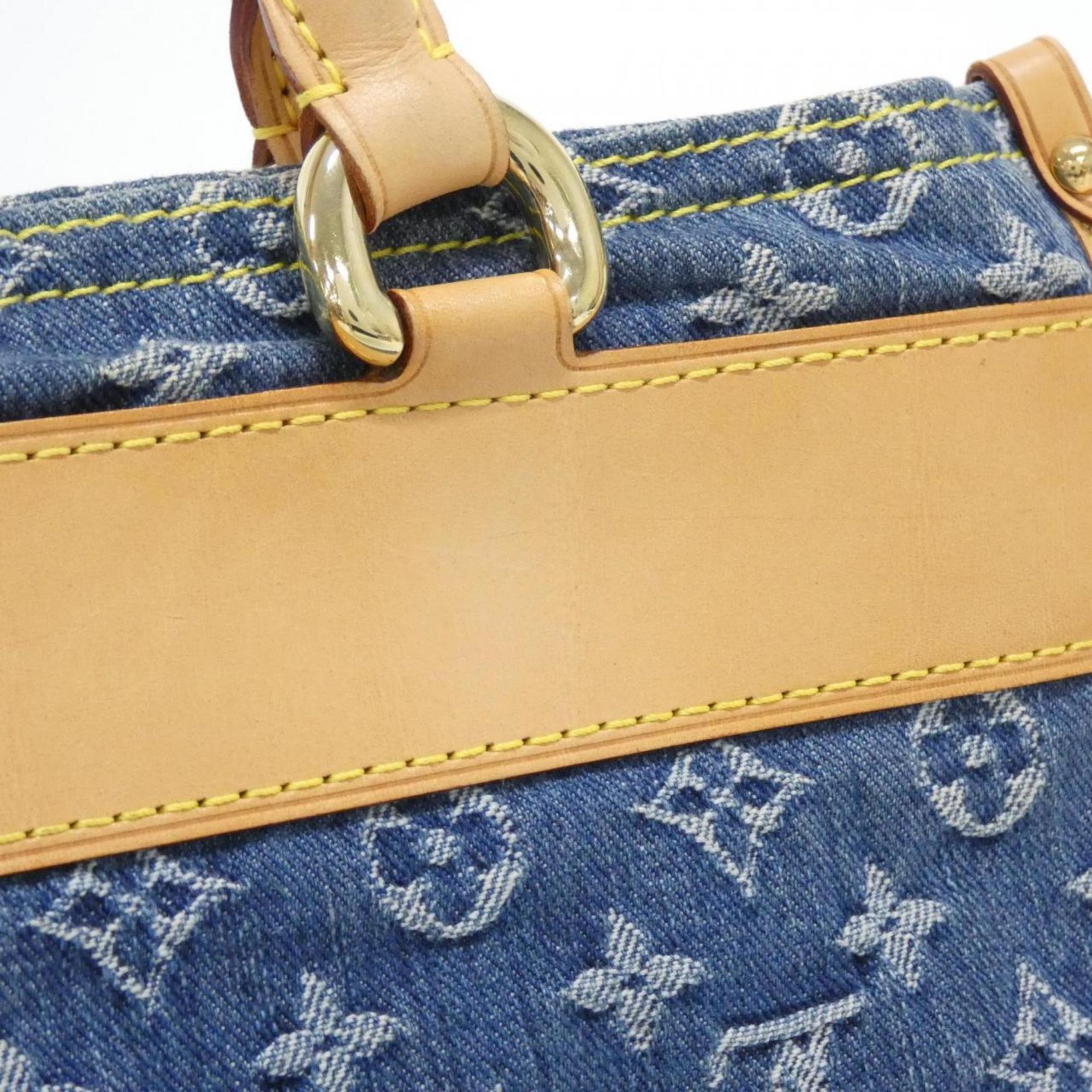 Louis Vuitton Blue Denim Handbag