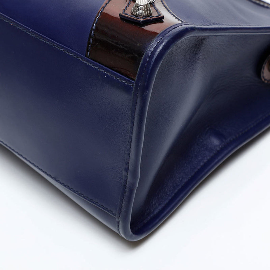 Balenciaga Purple Leather Hand