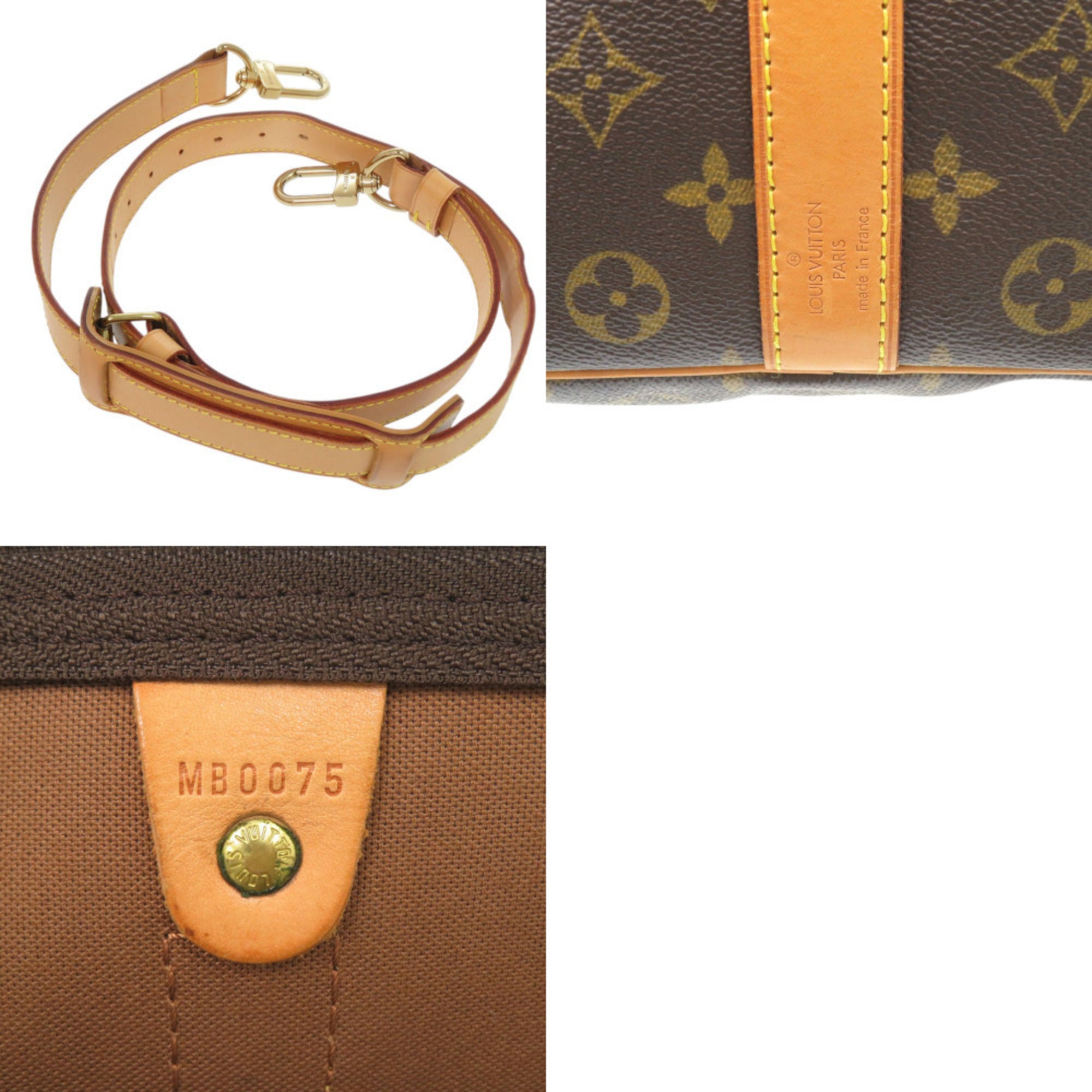 Louis Vuitton Brown Monogram Boston Bag
