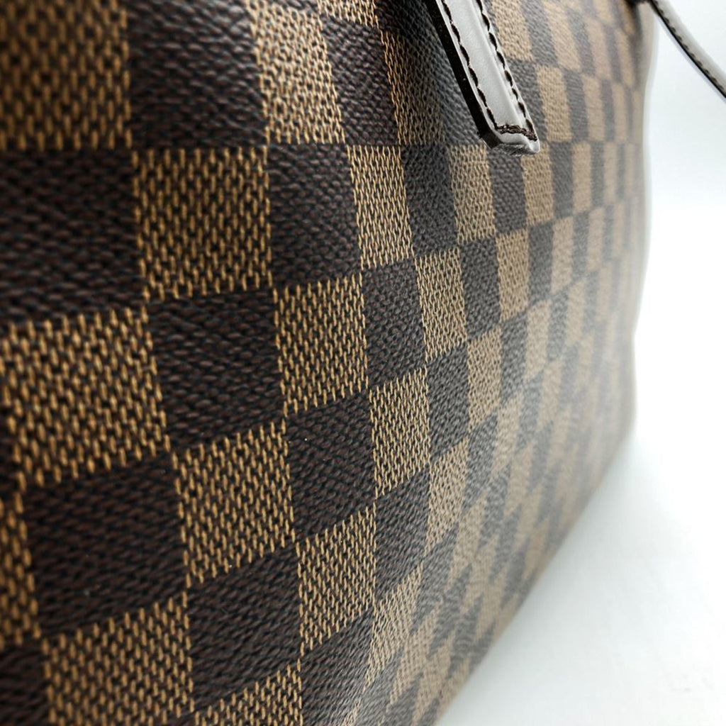 Louis Vuitton Brown Damier Canvas Shoulder Bag Tote Bag
