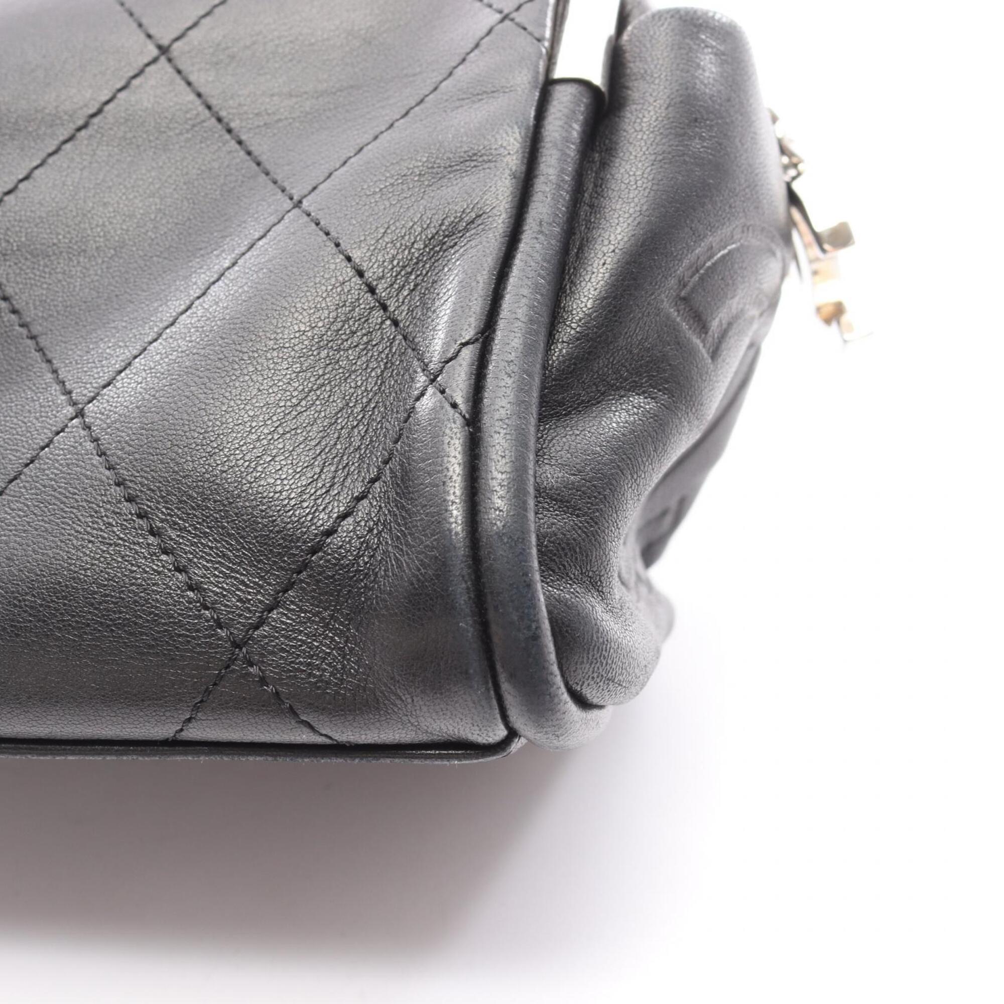Chanel Black Leather Handbag