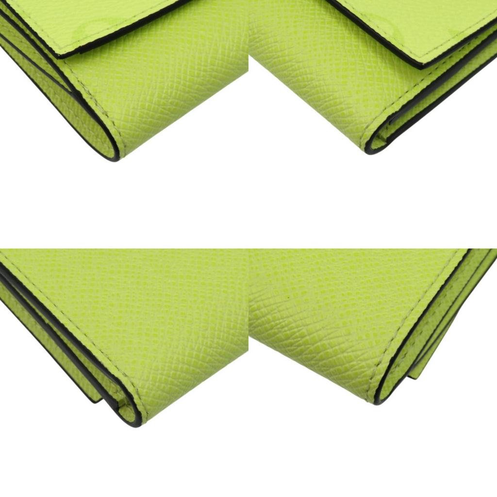 Louis Vuitton Black Fluorescent Yellow Monogram Wallet (Tri-Fold)