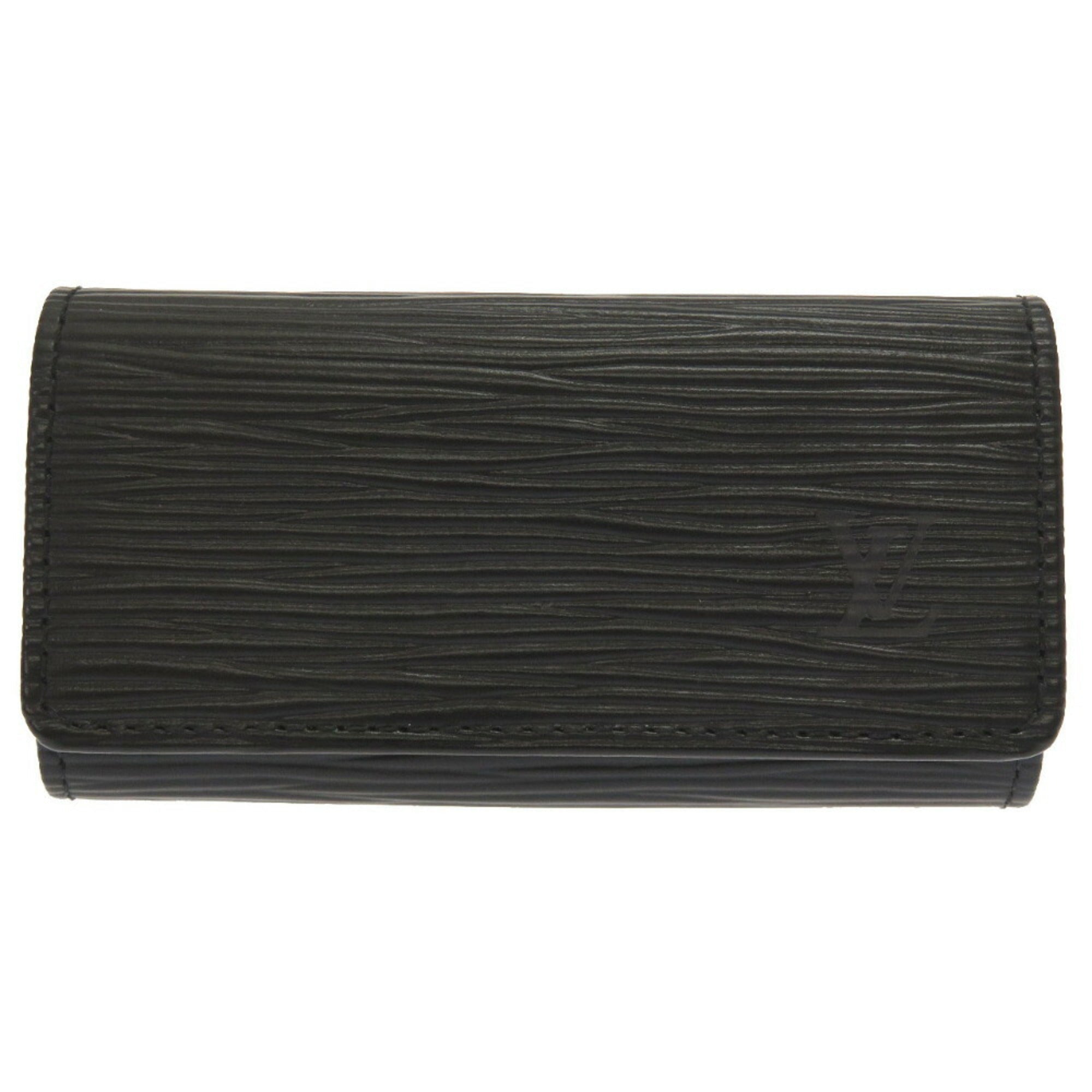 Louis Vuitton Epi Multicle 4 Black M63822 Row Key Case