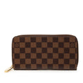 Louis Vuitton Brown Pvc Long Wallet