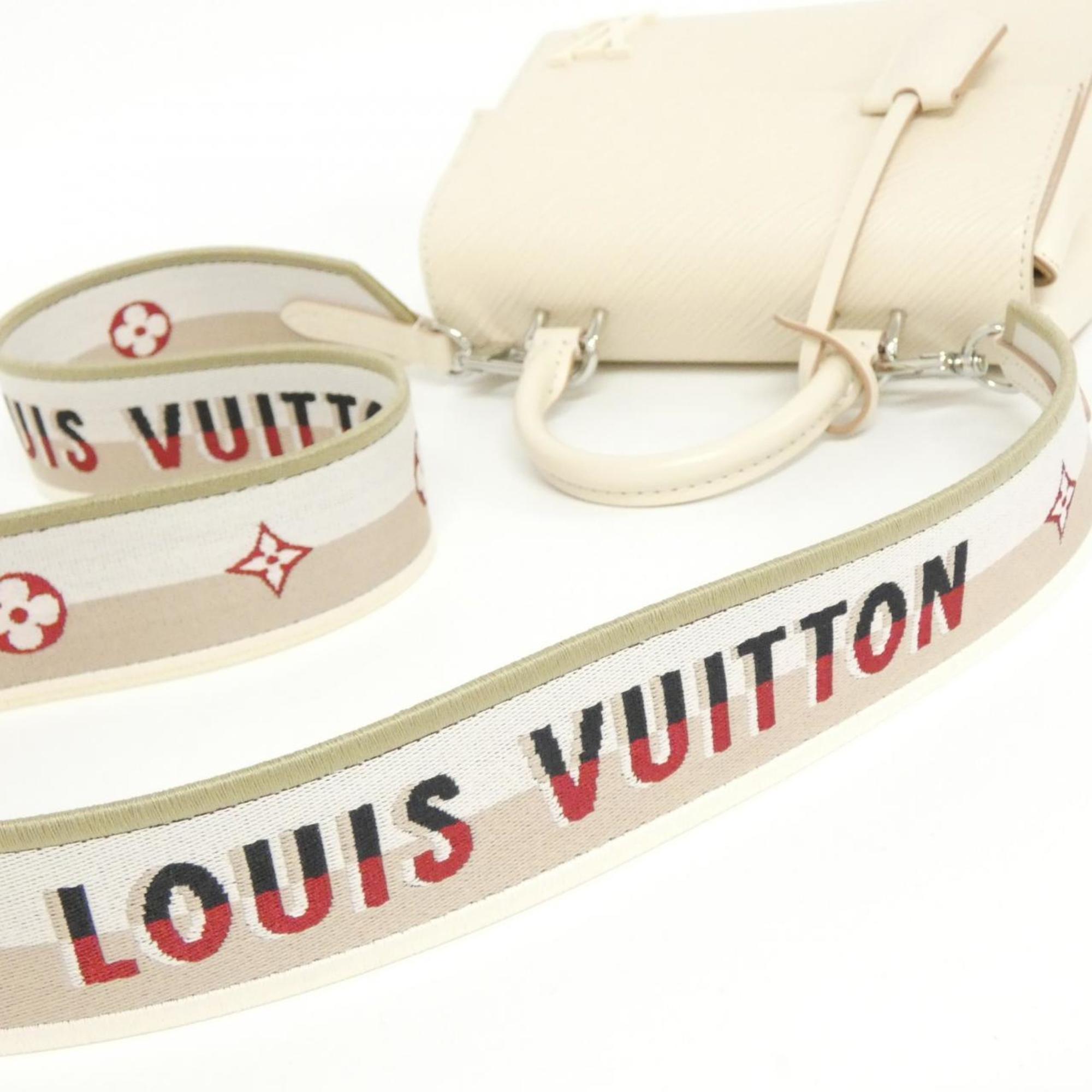 Louis Vuitton Epi Silver Leather Handbag