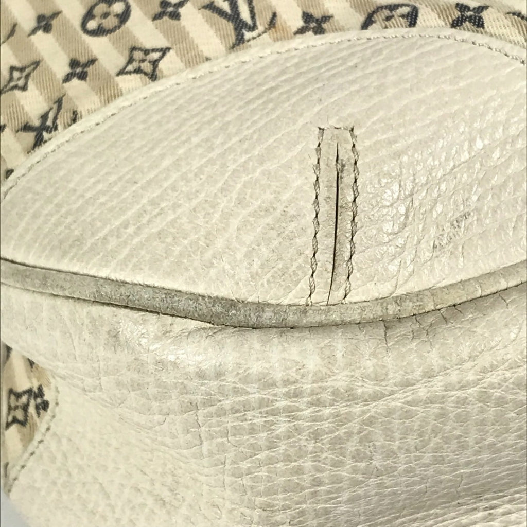 Louis Vuitton Monogram Mini Lin Beige White Monogram Mini Lin Handbag Tote Bag