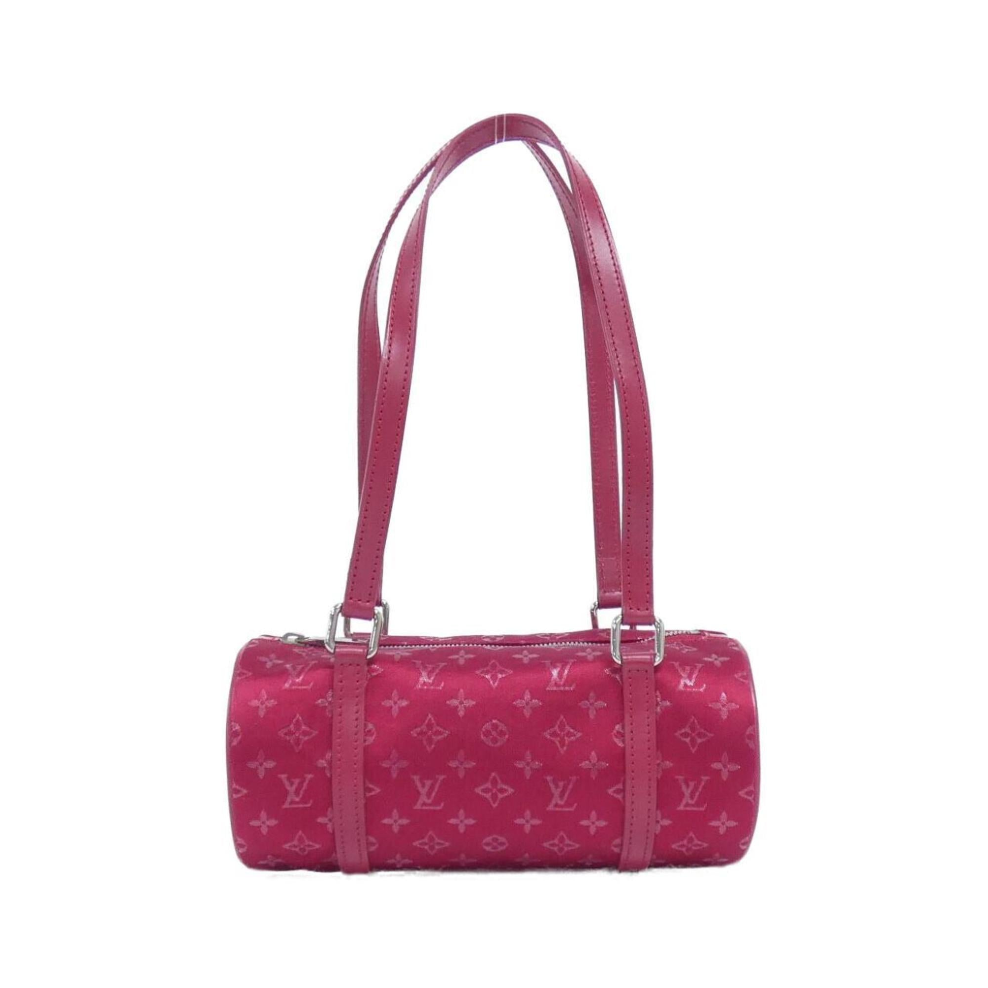 Louis Vuitton Red Color Satin Handbag