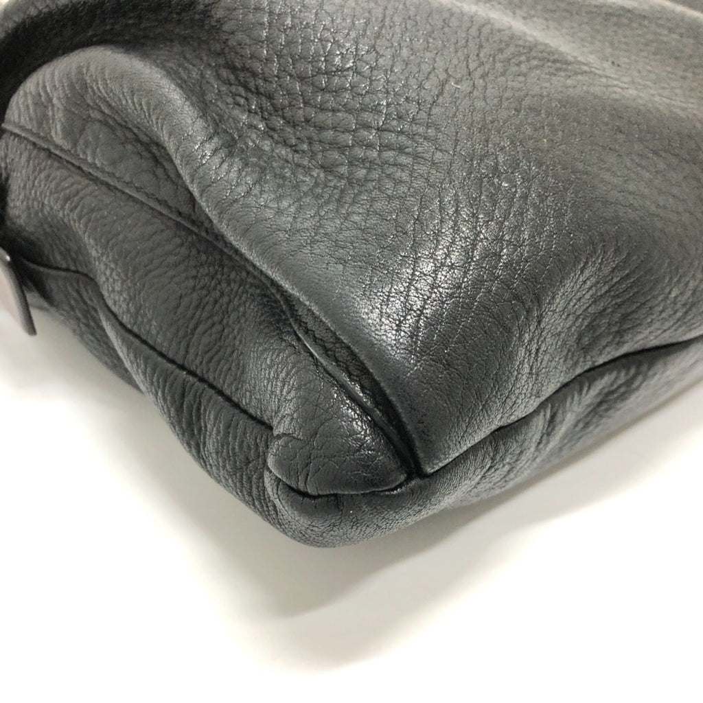 Prada Black Leather Shoulder Bag