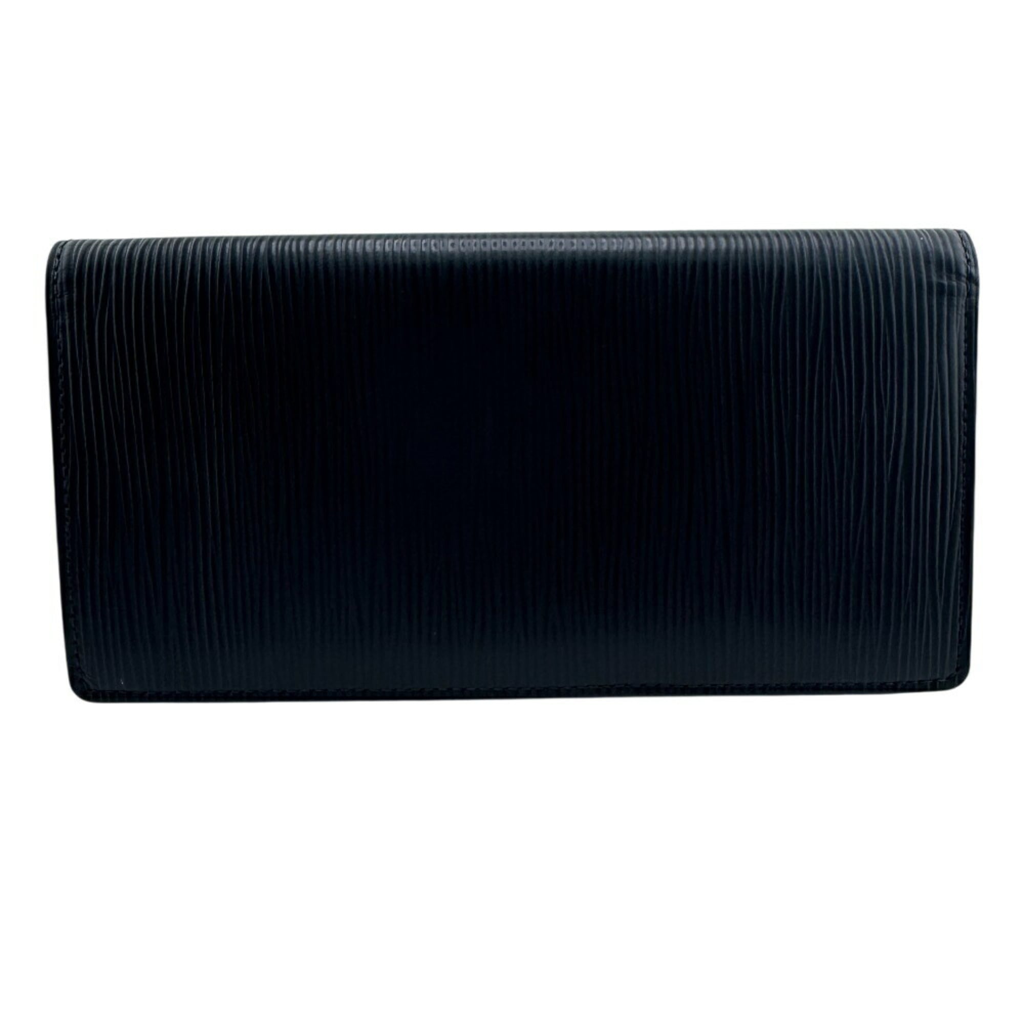 Louis Vuitton Navy Leather Long Wallet