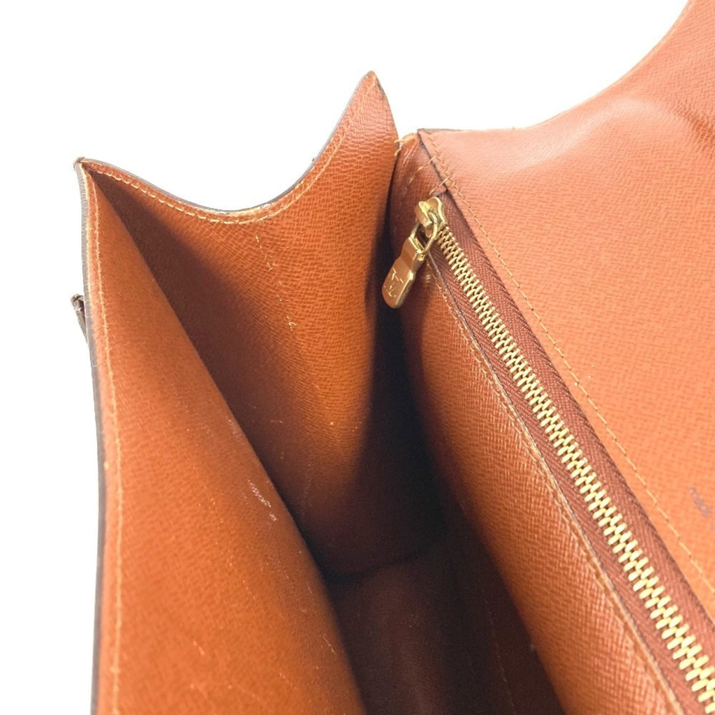 Louis Vuitton Brown Monogram Canvas Handbag